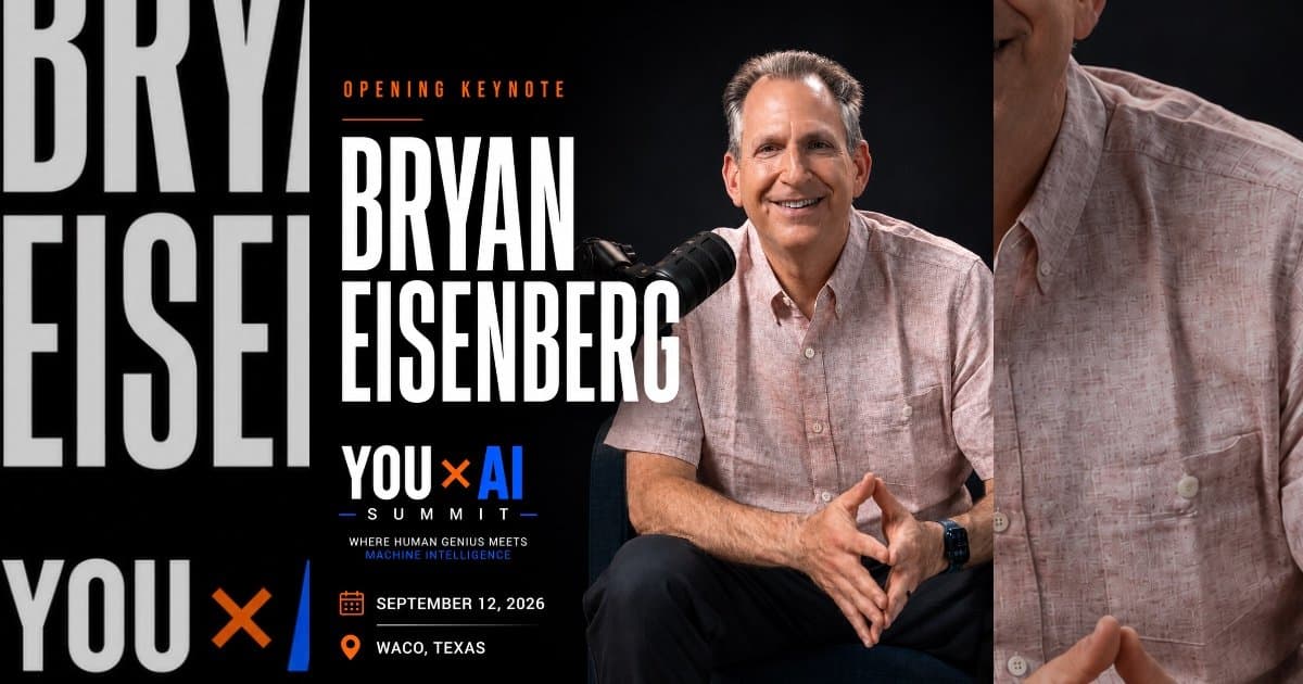 Marketer Bryan Eisenberg to Keynote YOU x AI Summit, Arguing AI Amplifies Human Connection